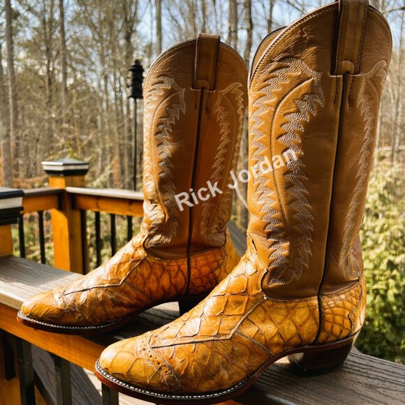 Justin\'s Reptile Cowboy Boots in Men\'s Size 8.5D main image 16